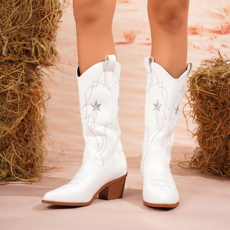 Embroidery Online - Botas de mujer de media caña