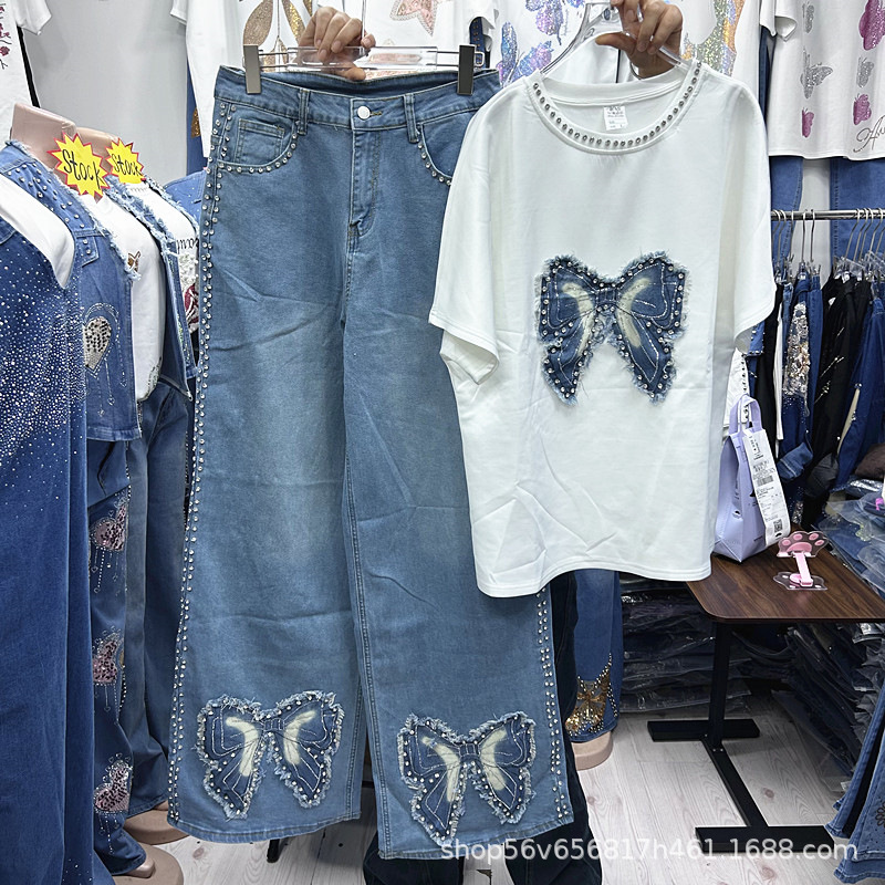 Embroidery Cotton Shirt - Nuevo conjunto de dos piezas holgado