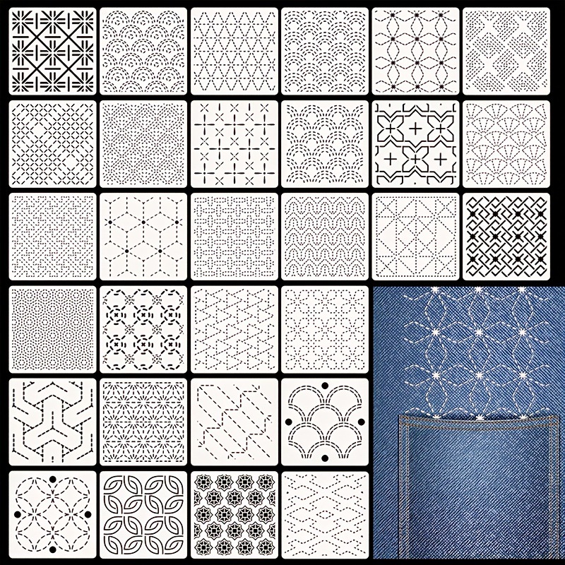 Embroidery Meaning - 30 Uds plantillas de bordado patrones