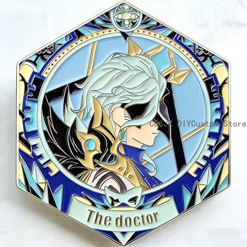 Embroidery Reddit - Pin Metálico de Anime Honkai: Star
