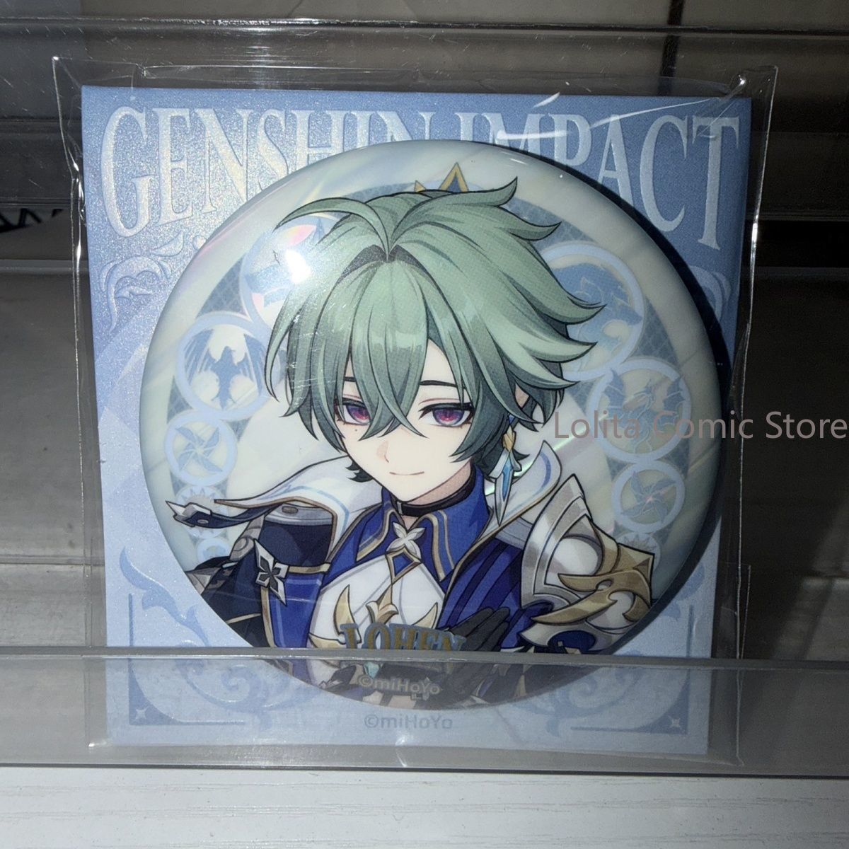 Embroidery Reddit - Anime Genshin Impact Lohen, insignia de