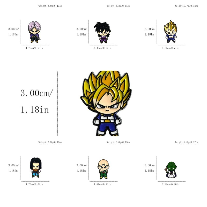 Set de 7 Broches de Manga Ador - Embroidery Reddit reseña y precio