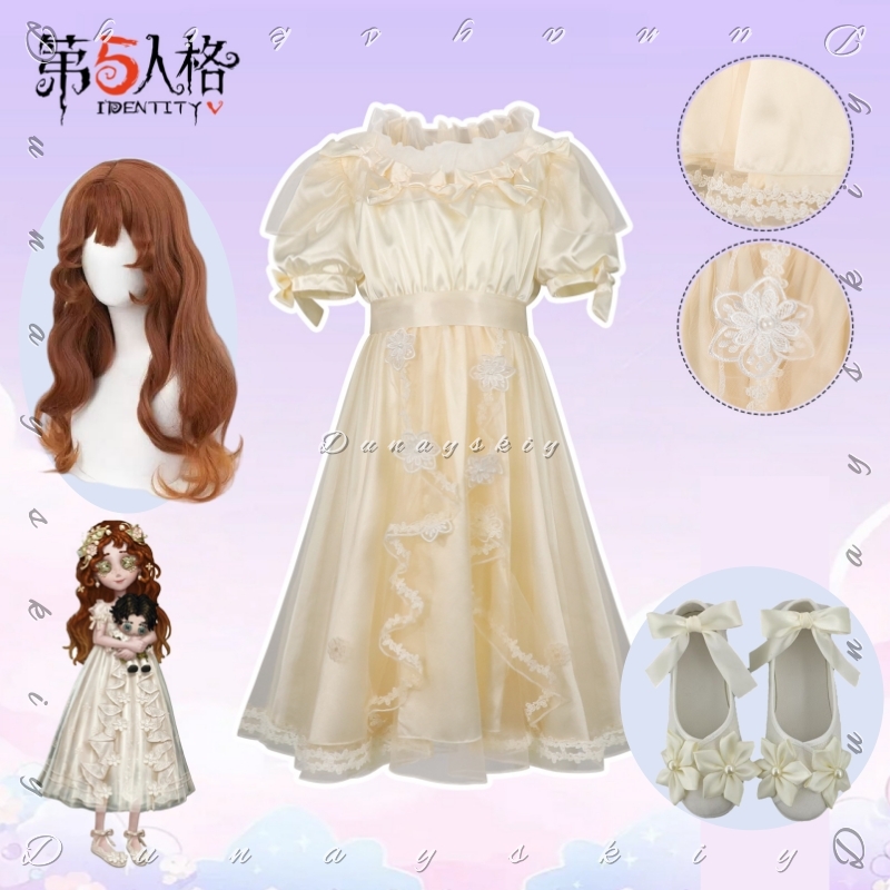 Disfraz de Cosplay de la Niña  - Embroidery Yellow Dress reseña y precio