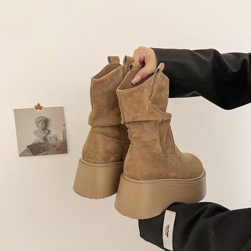 Botas vaqueras de plataforma p - Embroidery Garments reseña y precio