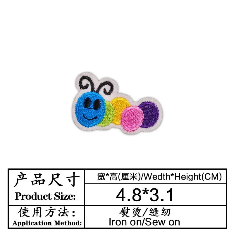 100 unids/lote pequeño parche  - Embroidery Lady Bug reseña y precio