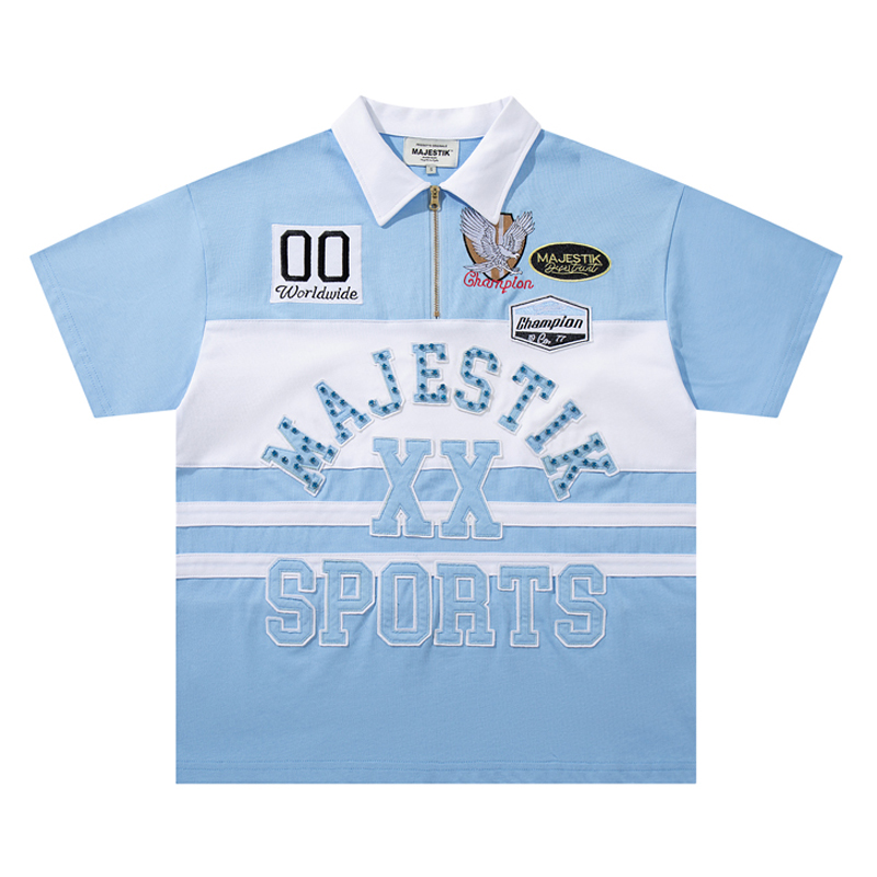 Camiseta de la Marca Americana - Embroidery Design Logo reseña y precio