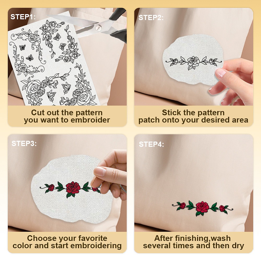 38 piezas de encaje de rosas,  - Embroidery Rose reseña y precio