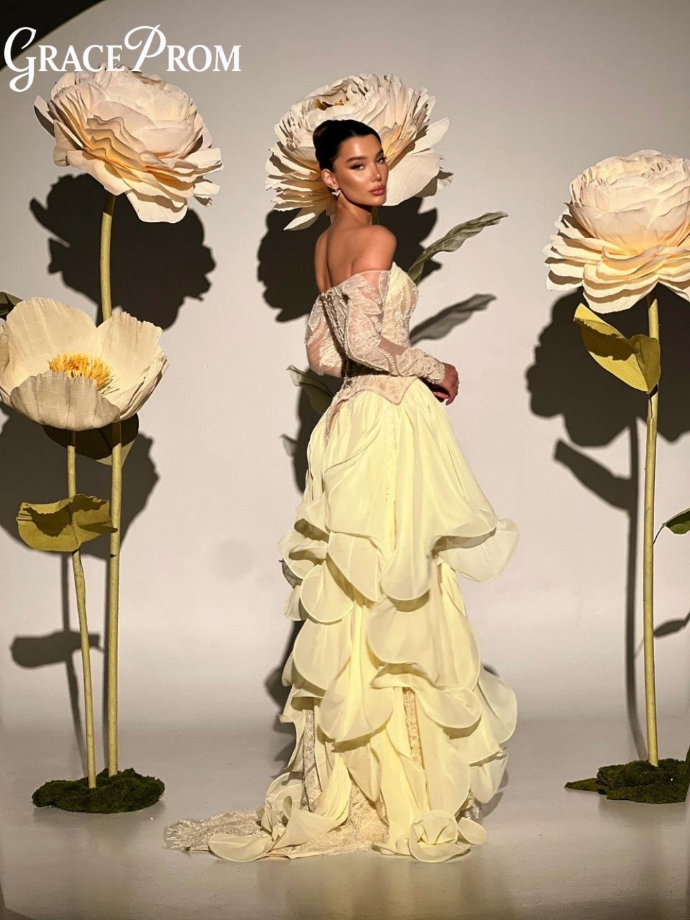 Exquisito Vestido de Gala Amar - Embroidery Yellow Dress reseña y precio