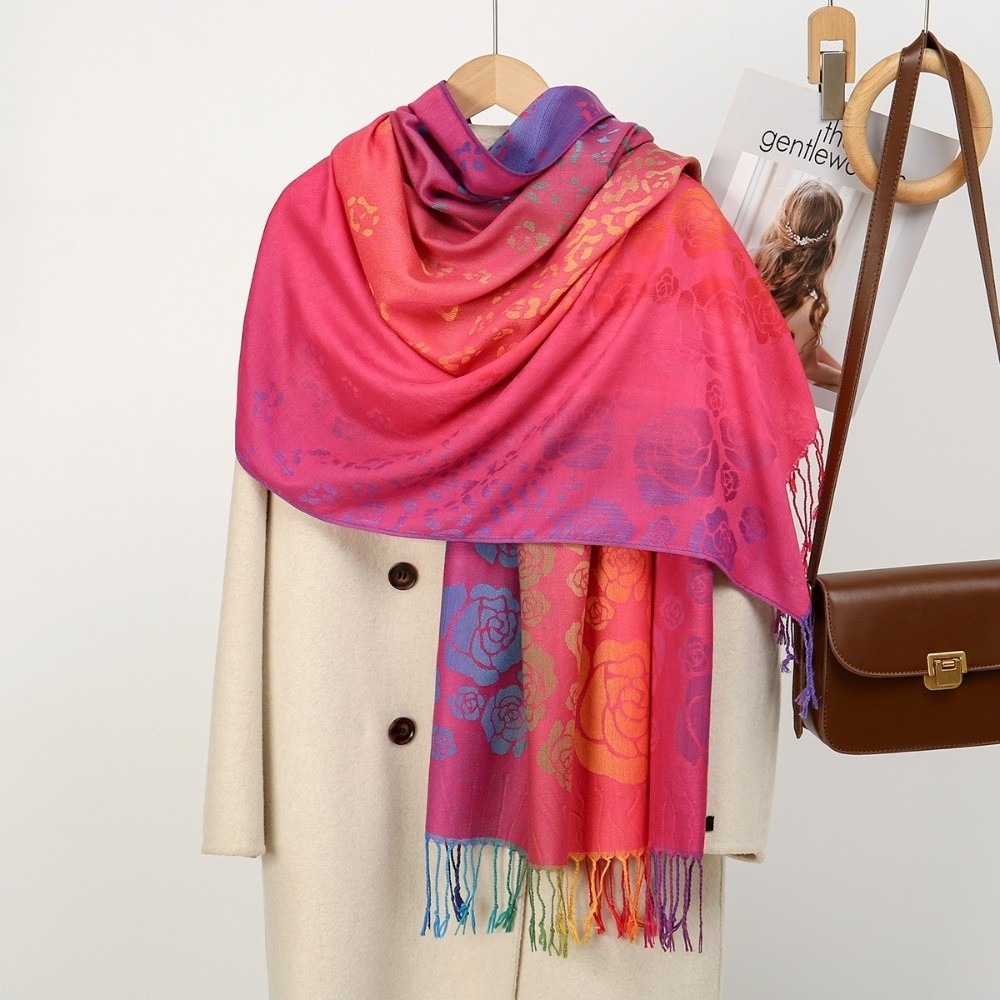 Pañuelo Hijab con Bordado de R - Embroidery Rose reseña y precio